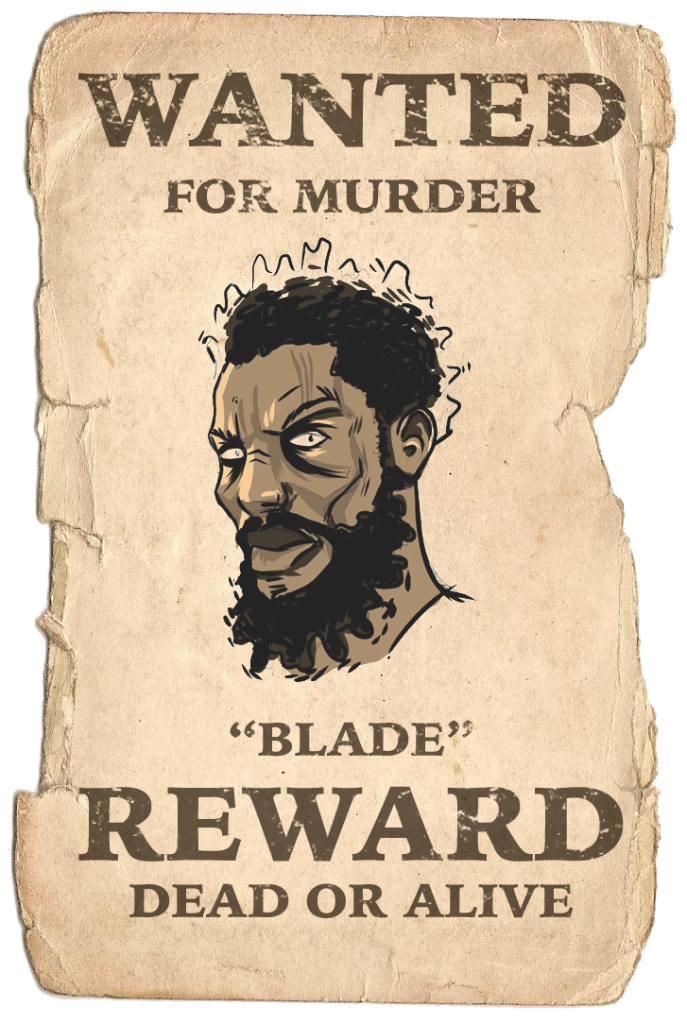 Blade: Dead or Alive poster. Art by Daniel O'Brien