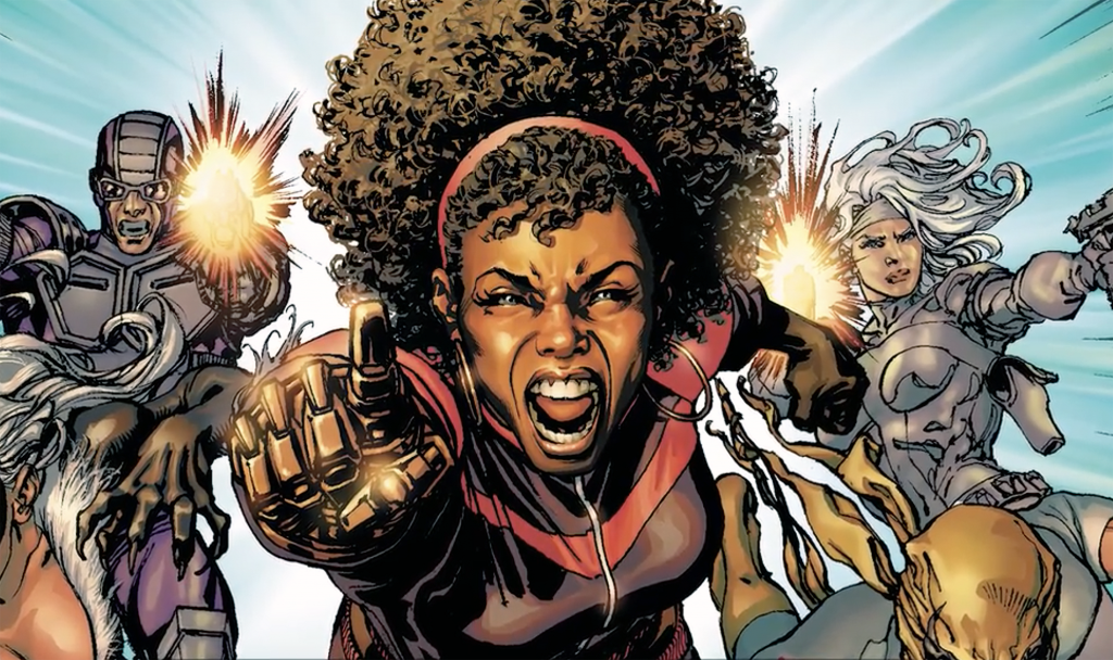 Black Characters With Metal Arms - Misty Knight